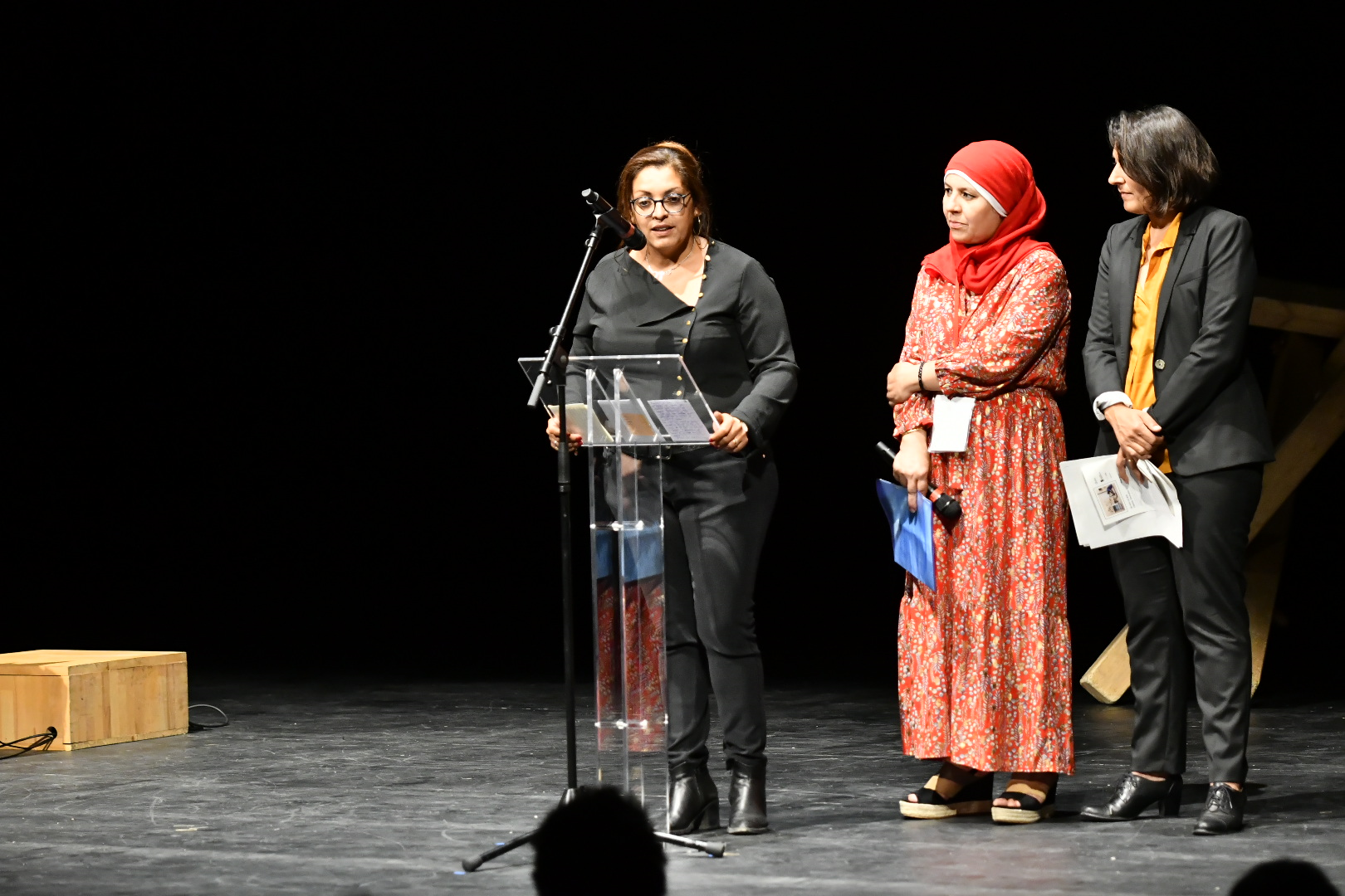 Agnès Thouvenot, Farida Kendri et Latifa Idrani